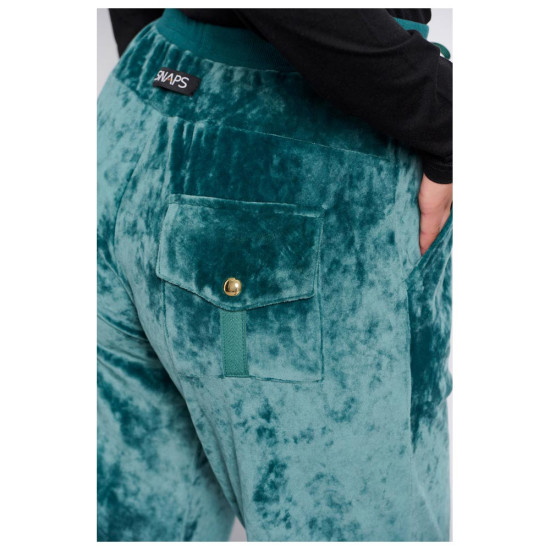 Bodytalk Γυναικείο παντελόνι φόρμας Jogger High-Waisted Velvet Sweatpants